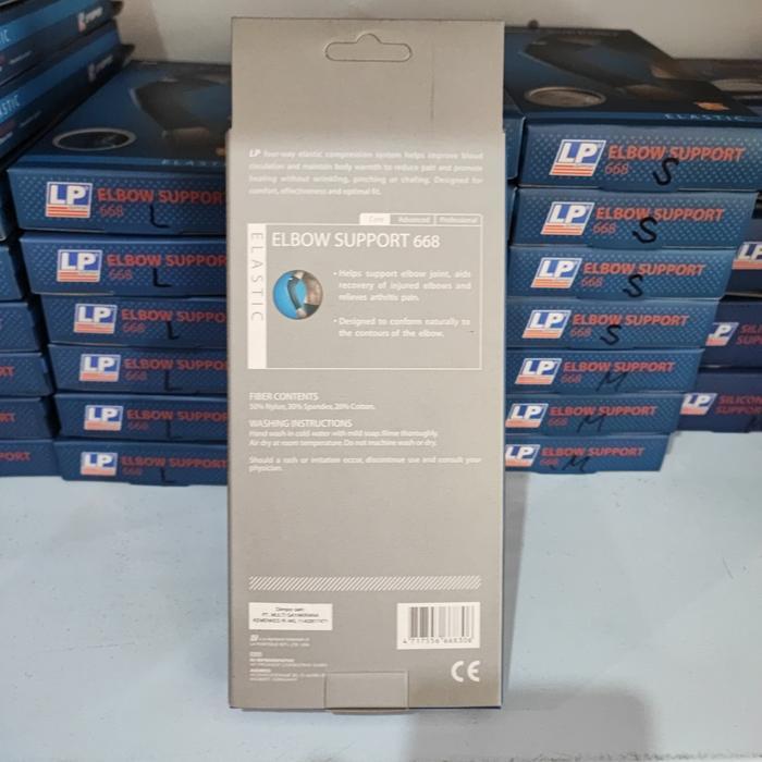 Deker tangan LP 668 Long Elbow Support Voli Volley