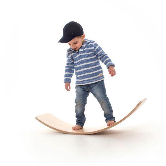 Balance Board Anak House of Peekaboo Wobble board Papan keseimbangan wood woodie balancing board