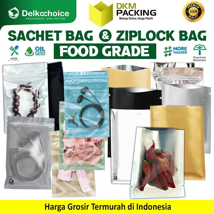 Kemasan Sachet Makanan / Ziplock Bag Aksesoris FOOD GRADE DELKOCHOICE
