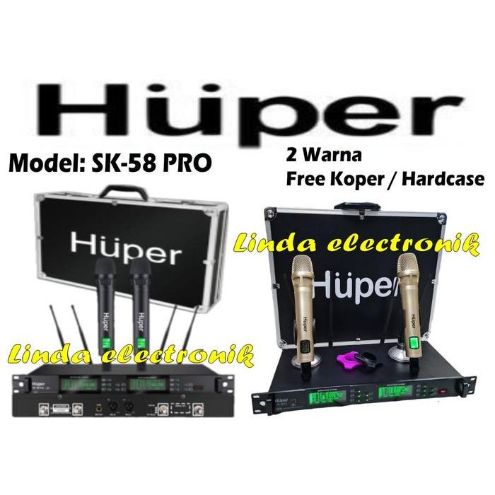 mic wireles huper sk58 pro huper sk58pro huper sk 58 pro garansi resmi