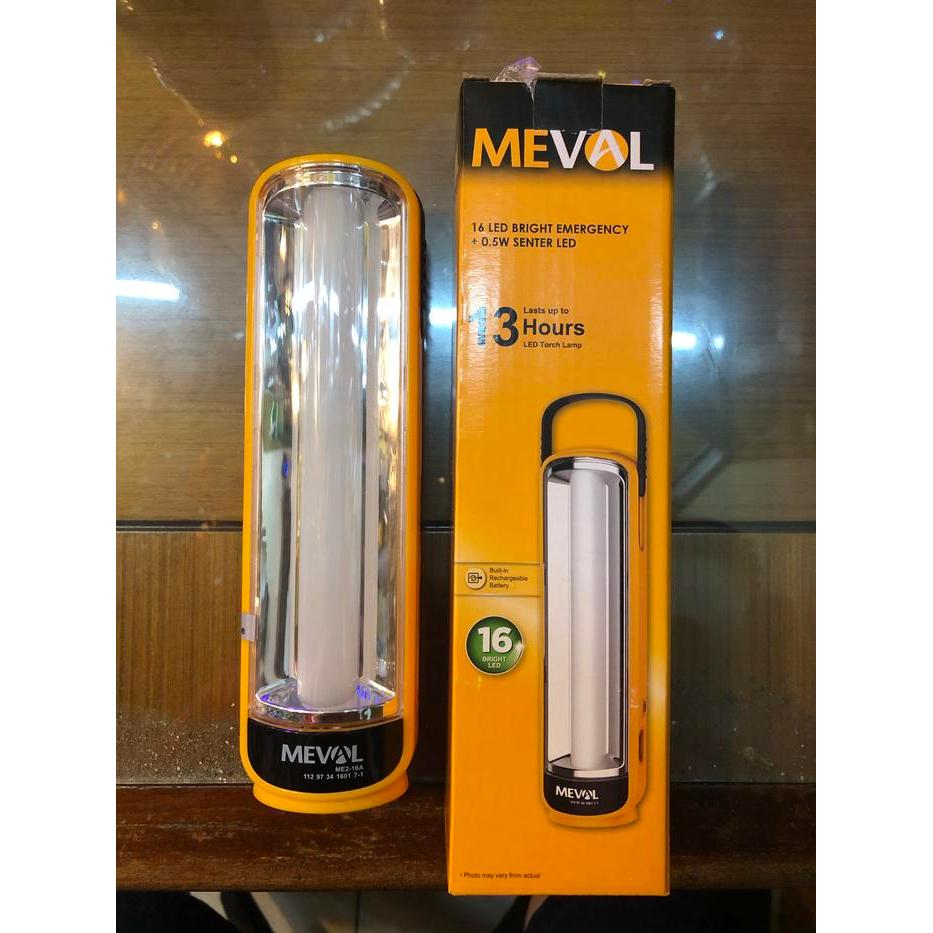 MEVAL Emergency Lamp / Lampu Emergency Led + Senter