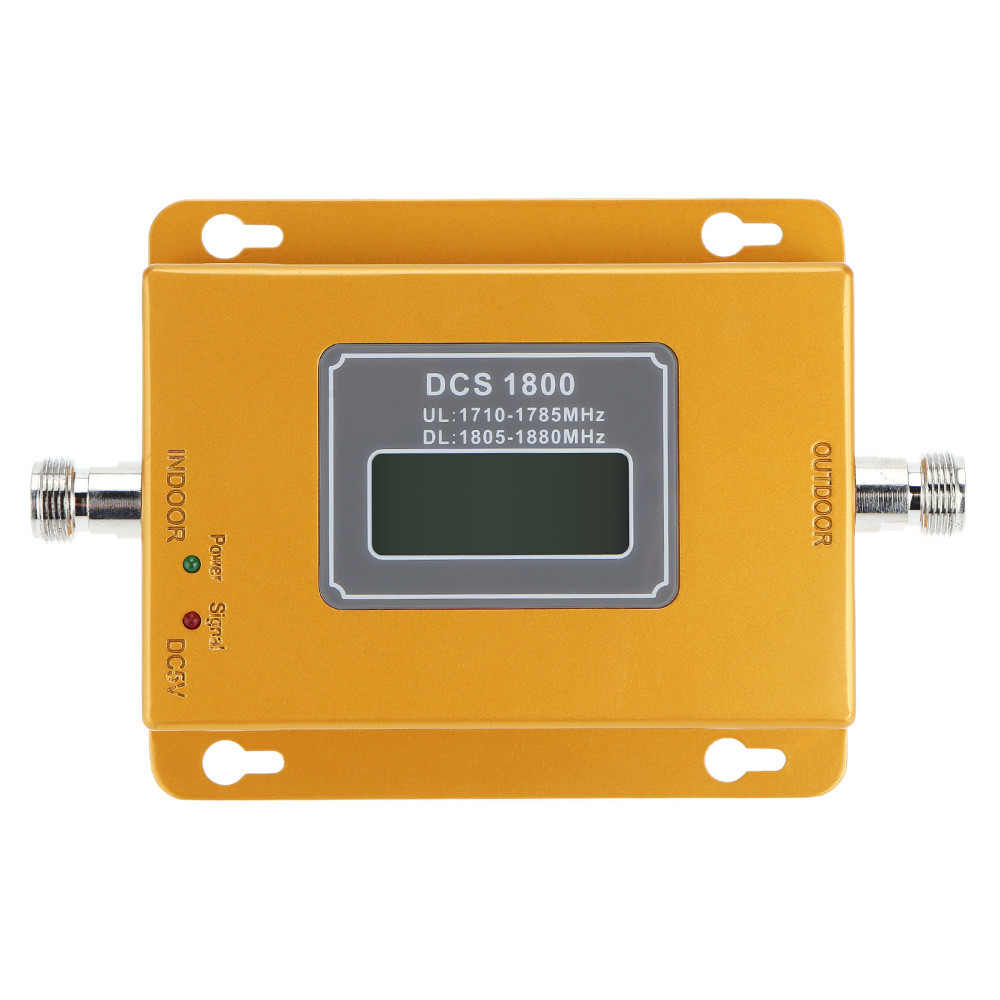 . Gsm Lte 1800 Booster Lcd Display 70Db Gain 2G 4G Lte Handy Booster -