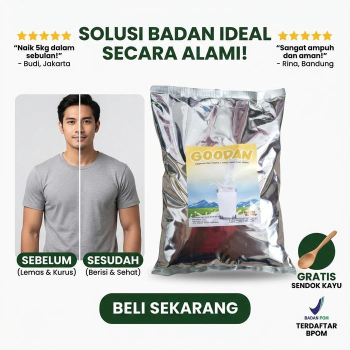 Susu Pengemuk Badan 1KG untuk Dewasa Pria Wanita