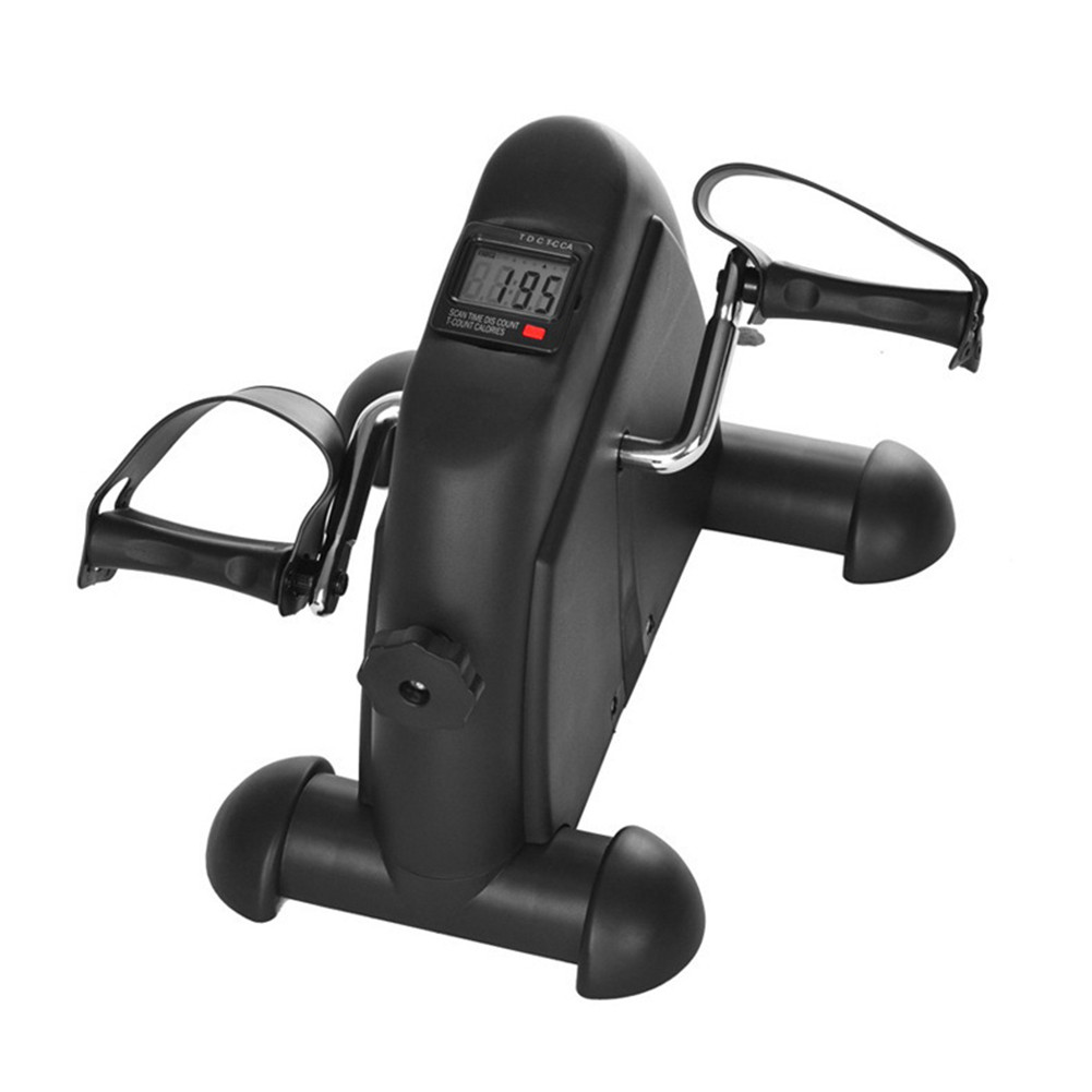 Mini Exercise Bike Peddler Exercise Bike Portable Foot Pedal Exercise Machine Adjustable Under Desk