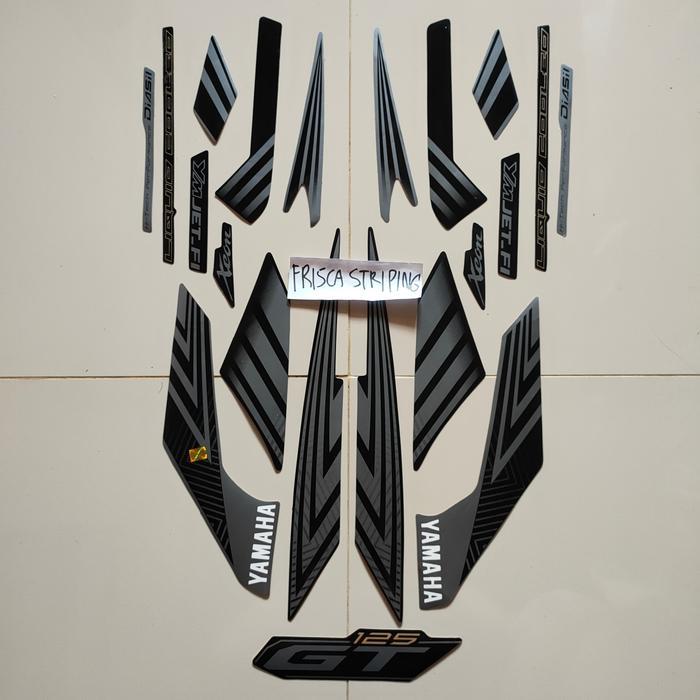 NEWSS STRIPING STIKER XEON GT 2014 2015 HITAM