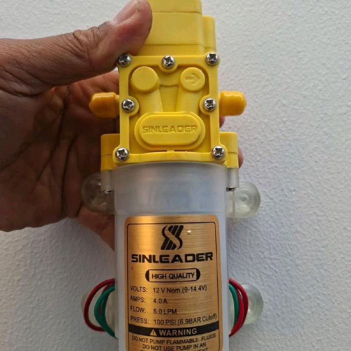Pompa Dc 12 Volt Serbaguna Sinleader Transparant 4949- Otomatis Bertekanan Tinggi Terlaris