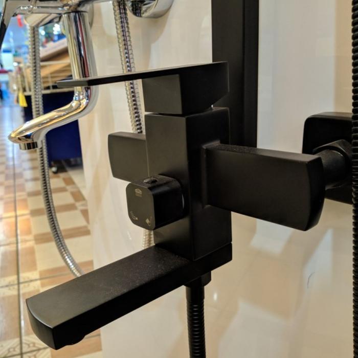 Lavenia - Shower Tiang Lever Column Set Lv13066 / Lv 13066 Black 3 Way Berkualitas