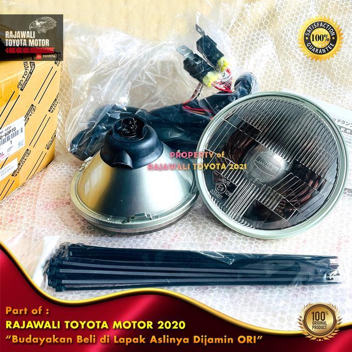 Headlamp Set Hardtop 2F, Hj40 & Bj40 & Suzuki Katana 7" 7Inch Lampu Depan Halogen Koito New Original