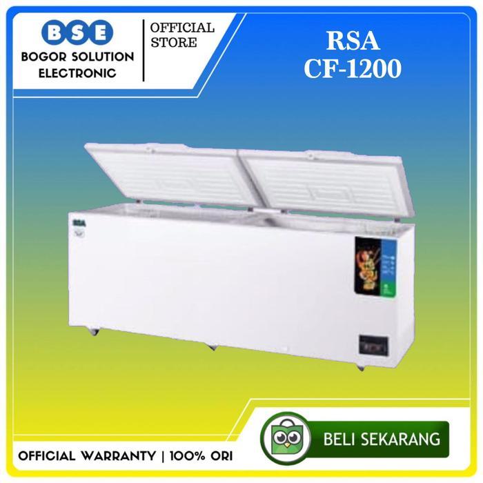 Freezer RSA 1050 Liter CF-1200 Double Kompresor Chest Freezer 1050L RSA CF1200