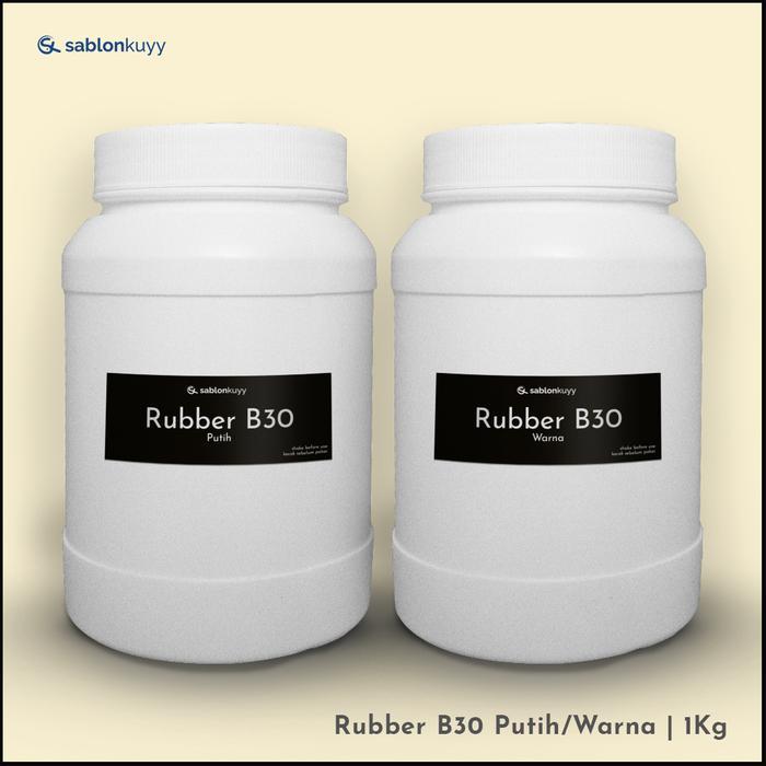 TERLARIS Pasta Tinta Rubber Cat Sablon Kain Putih dan Warna - 1kg
