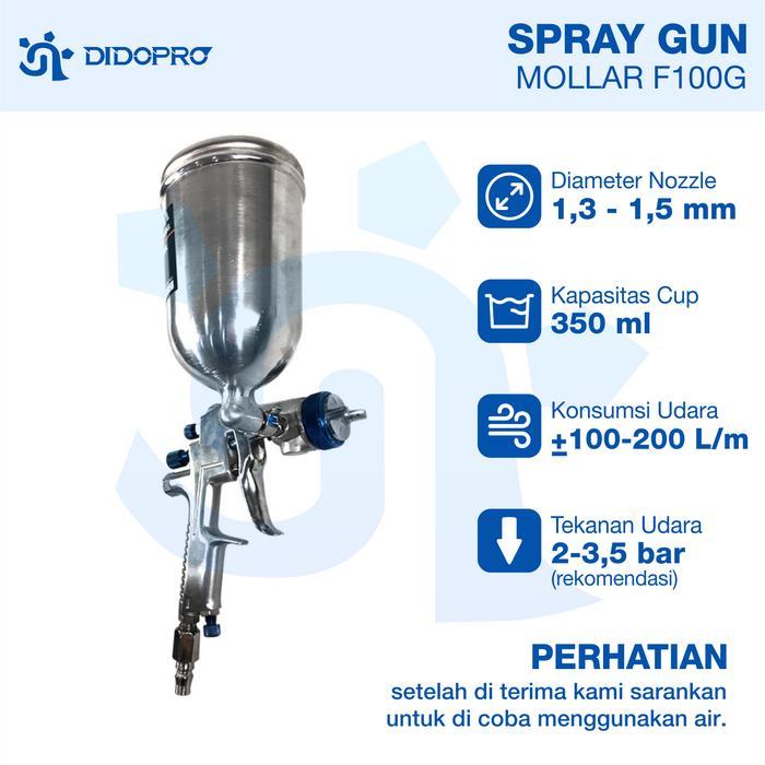 Spray Gun Mollar Mlr-F100G 350Ml