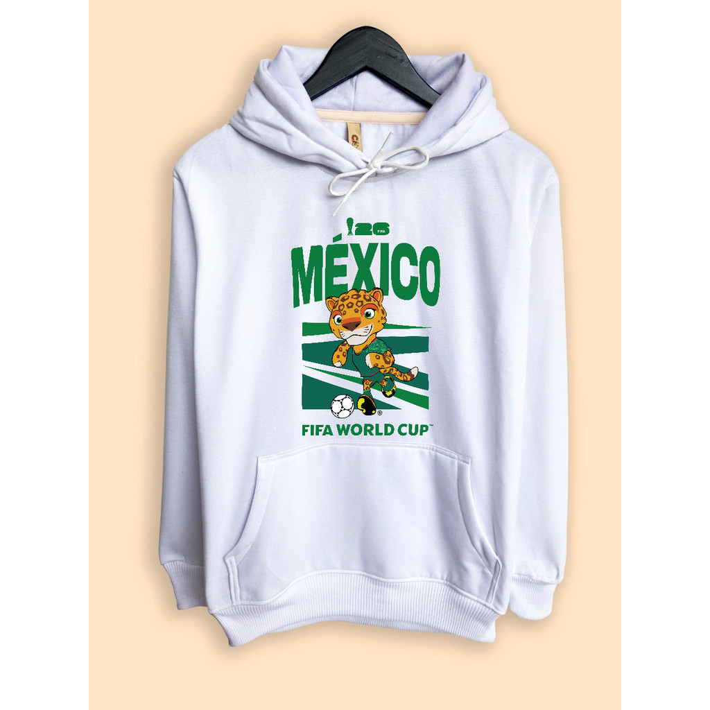 Jaket Hoodie Zayu Mexico Mascot World Cup 2026 Piala Dunia official Merch