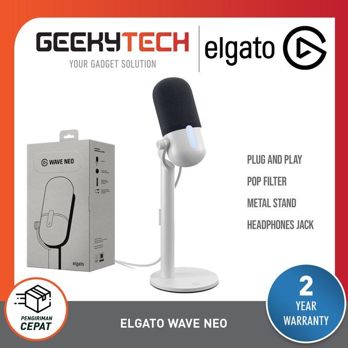 Elgato Wave NEO USB Condenser Gaming Microphone for Gaming Streaming Meetings Voice Recording