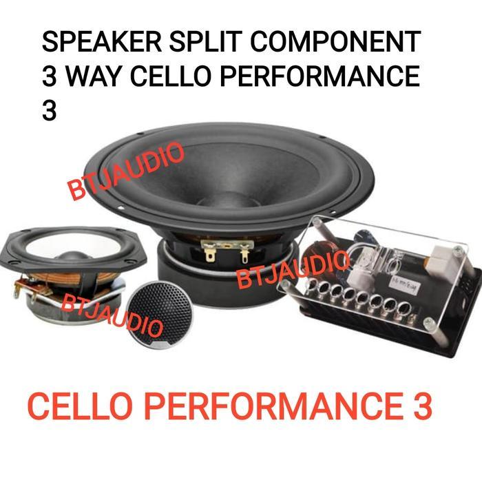 SPEAKER SPLIT COMPONENT 3 WAY CELLO PERFORMANCE 3 NEW (GARANSI RESMI)
