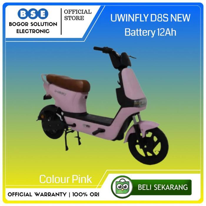 Sepeda Listrik Uwinfly D8S Pengganti DF8 Selis Uwinfly D8S New - Pink