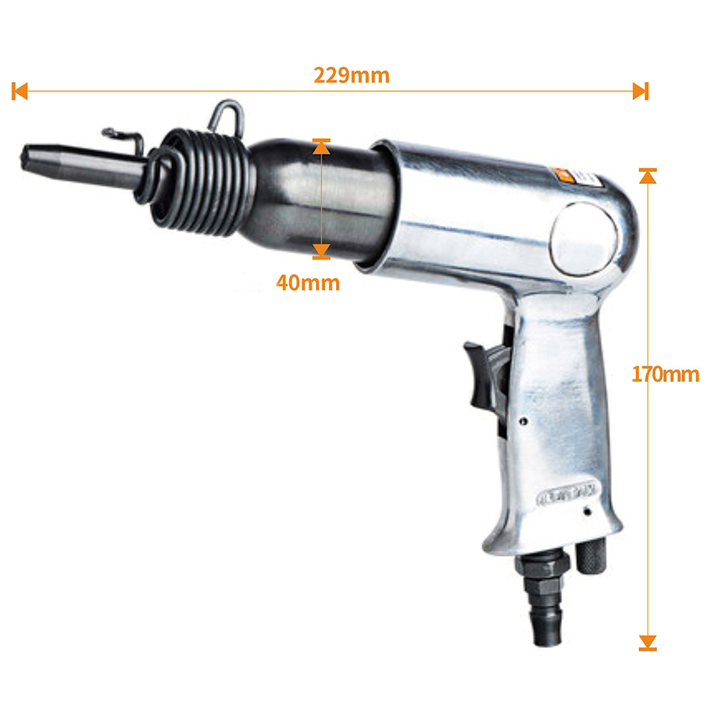 Pneumatic Air Rivet Gun, Air Riveting hammer tools for Solid Hollow Rivets Tools