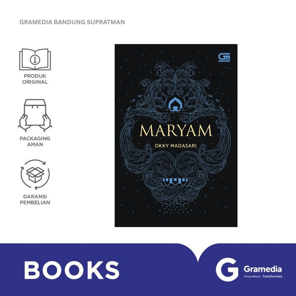 Gramedia Bandung Supratman | Buku Novel MARYAM | Novel Karya Okky Madasari | Buku Novel Original Gra