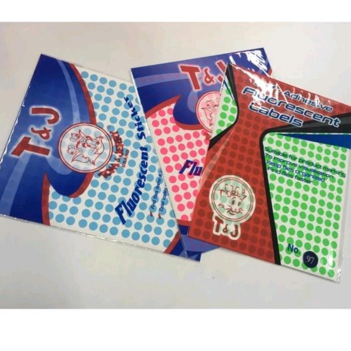 LABEL STIKER WARNA BULAT 97 TOM&JERRY STICKER LABEL