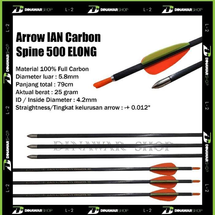 Anak Panah / Arrow IAN Carbon Elong Spine 500