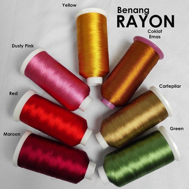 BENANG BORDIR / Benang Bordir Rayon / Benang Bordir xxxxz