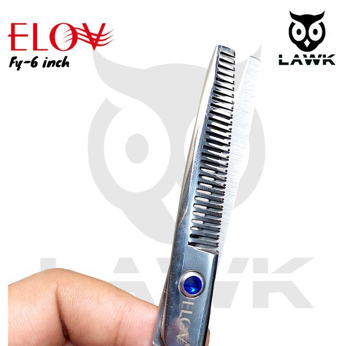 Elov Fy 6 Inch Set Gunting Potong Rambut Dan Gunting Sasak Cacah 6 Inch