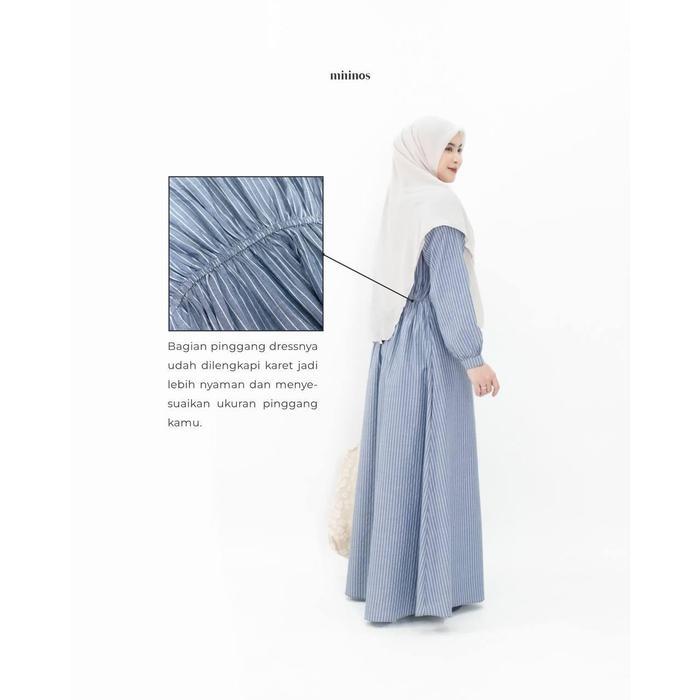 Mininos Izumy Set Outer Strip Muslimah Kekinian