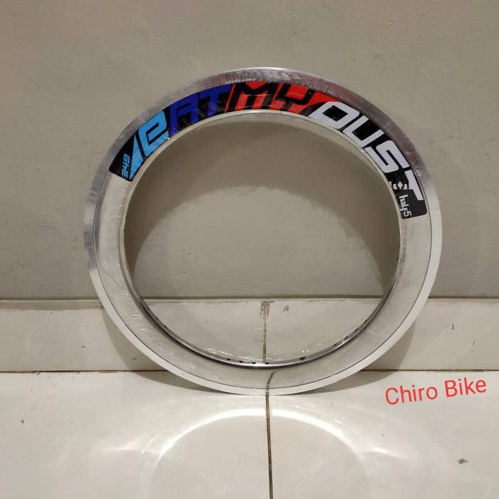 velg rims sepeda lipat 16 plus 349 HALF5 4cm 28h silver - satuan