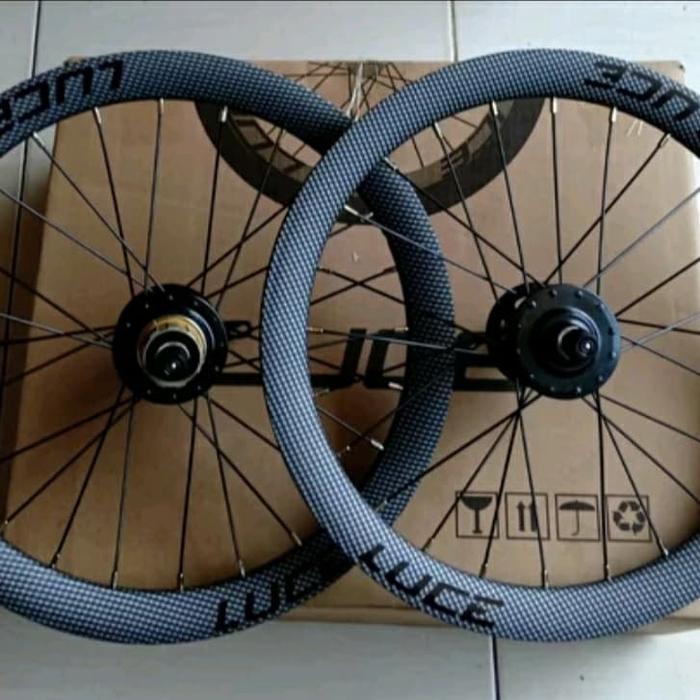 NEW.. Wheelset LUCE DiscBrake 16 inch balap Erto 349 Wheelset 349 Disc