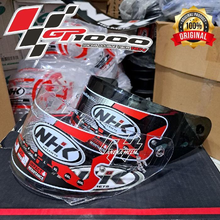 flat visor original NHK GP 1000 Helm full face 2visor