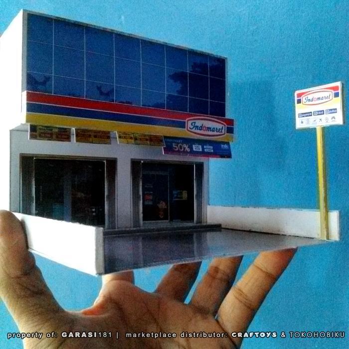 TERBARU DIORAMA DIECAST SKALA 64 - MINIATUR RUKO INDOMARET