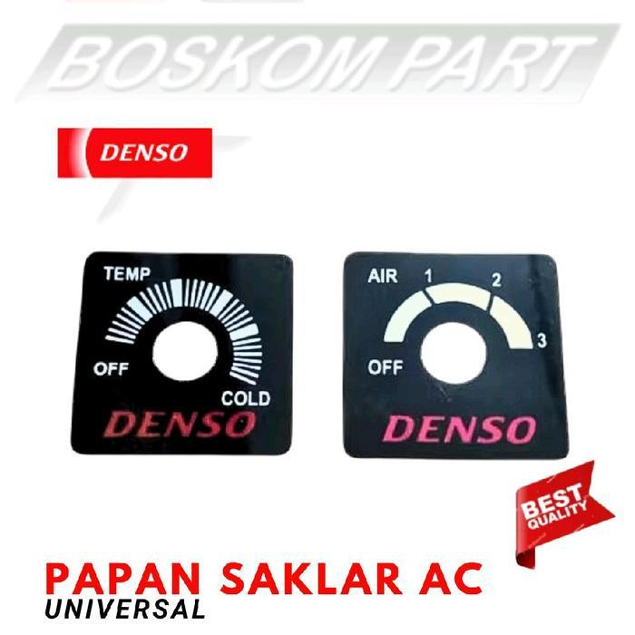 PAPAN SAKLAR PUTAR AC MOBIL UNIVERSAL SWITCH SAKLAR AC MOBIL PIN 5 UNIVERSAL (HANYA PAPAN 1SET)