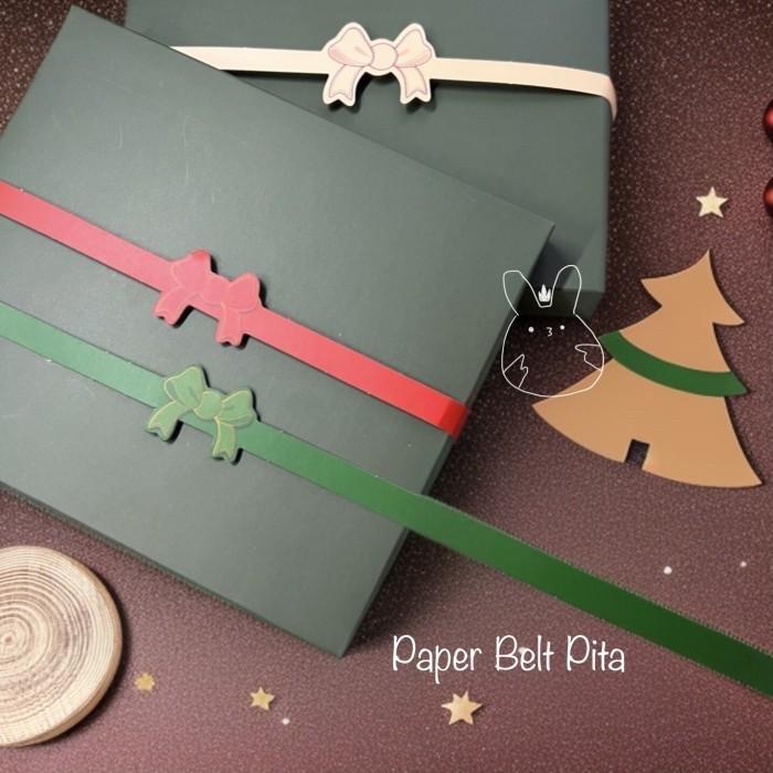 NEW Paper Belt Pita PBP Sleeve Kotak Segel Sabuk Natal Lebaran Sincia Diskon