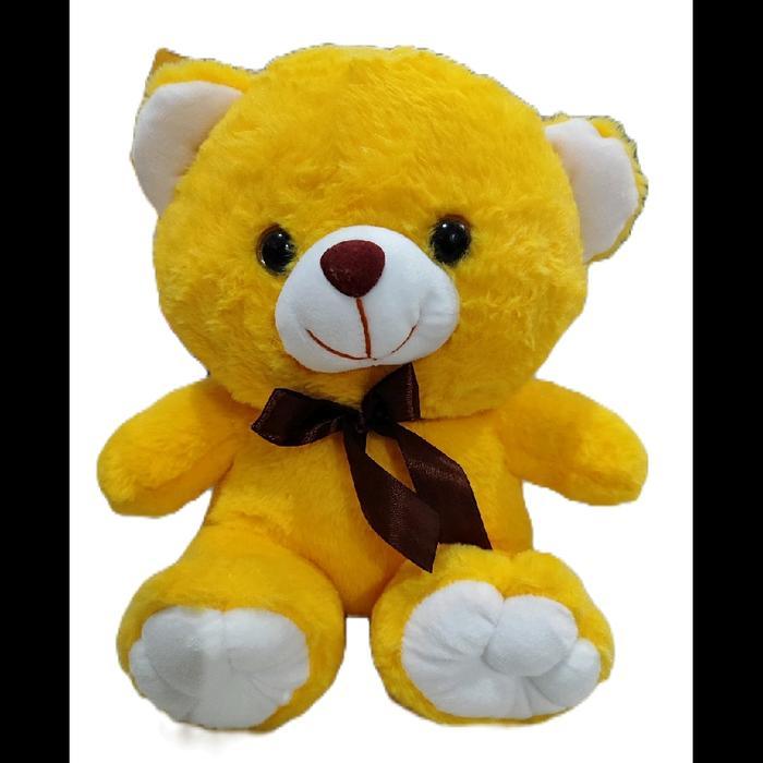 boneka bear beruang kuning sedang tinggi 30cm asli dari mesin capit timezone Dolls Toys