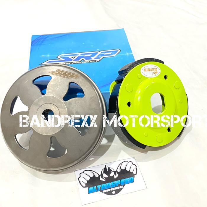 Kampas Ganda SRP+Mangkok Ganda SRP+Per CVT SRP 1200Rpm for Vario 150.