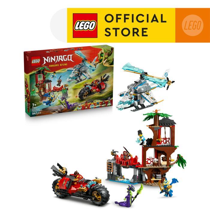 LEGO Ninjago 71857 Ninja Vehicle Tree House Battle (642 Pieces), Building Block, Toys, Bricks