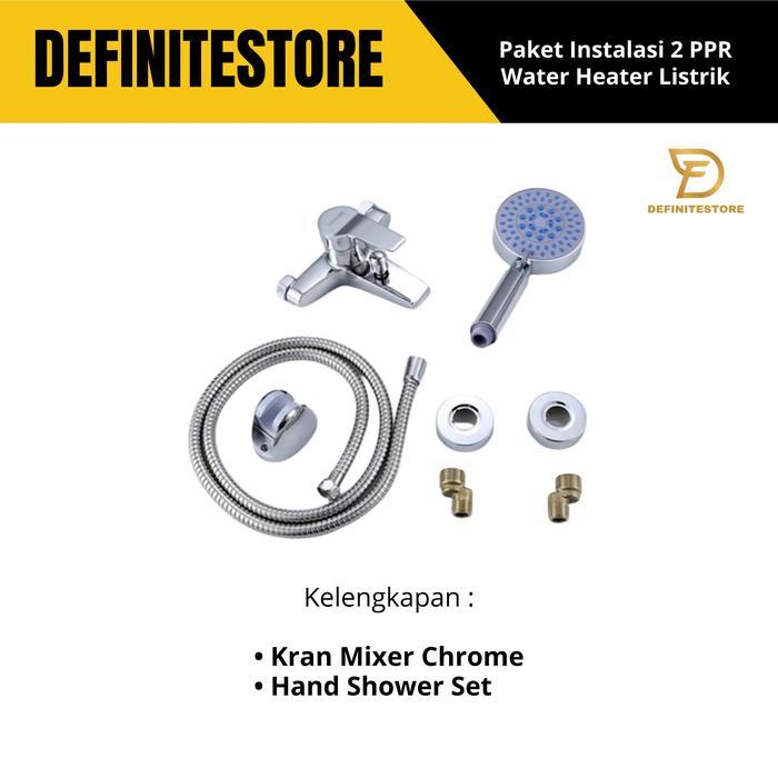 Df Instalasi Water Heater Listrik Gas Paket Perlengkapan Aksesoris Water Heater Instalasi Luar Atau