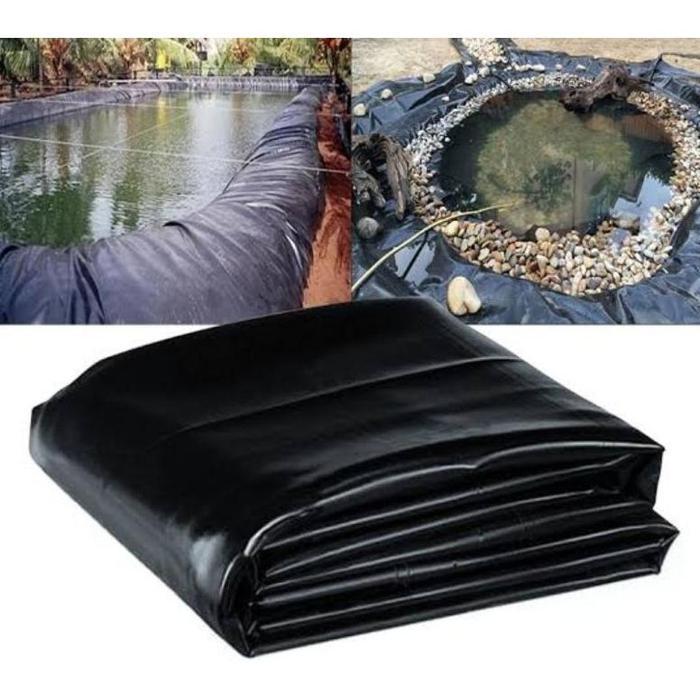 Hdpe Geomembran 1 X 10 Meter 300 Micron Kolam Koi Kolam Lele