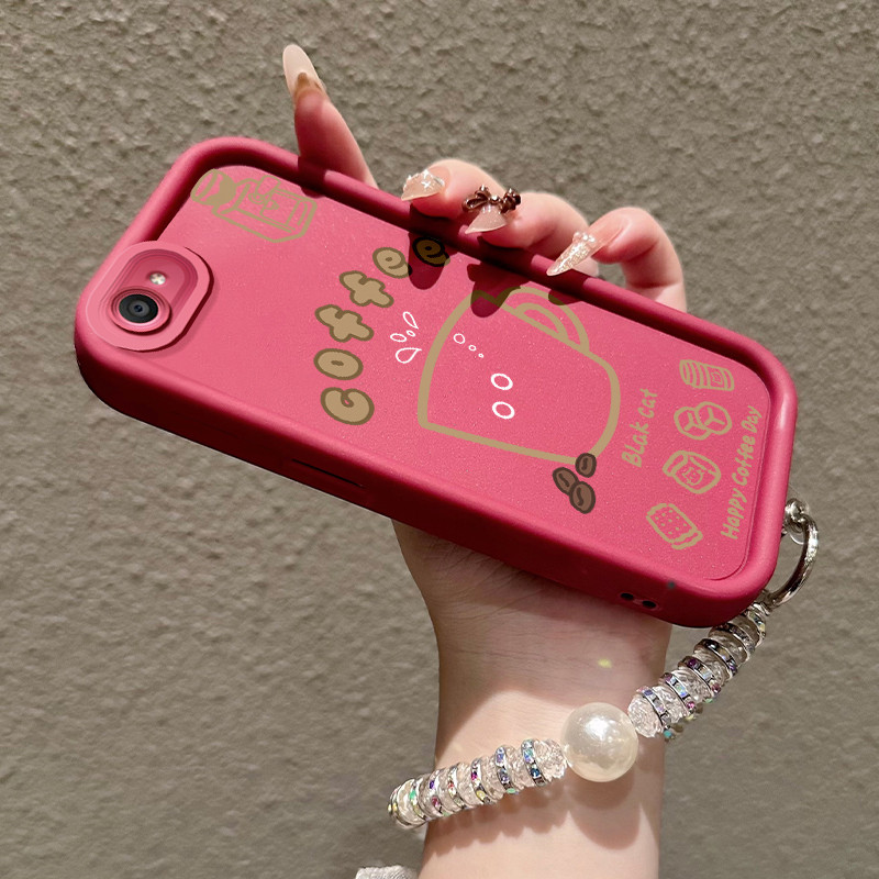 Casing Hp untuk VIVO Y66 Y67 V5 V5s V5 Lite Case Casing HP Softcase ceruk Soft Shell dengan Tali Sil