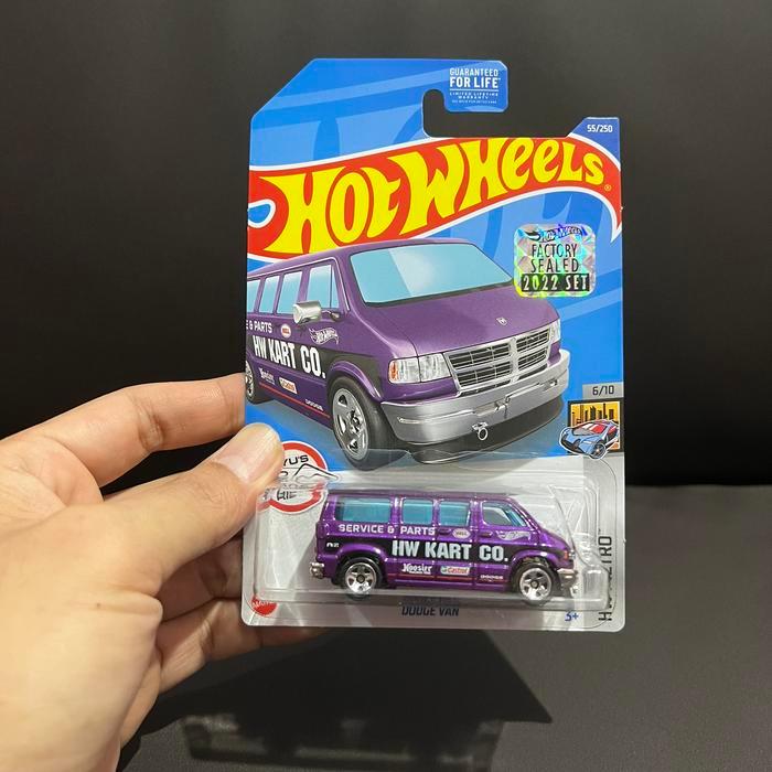 Hot Wheels Dodge Van Ungu 2022 Factory Sealed FS