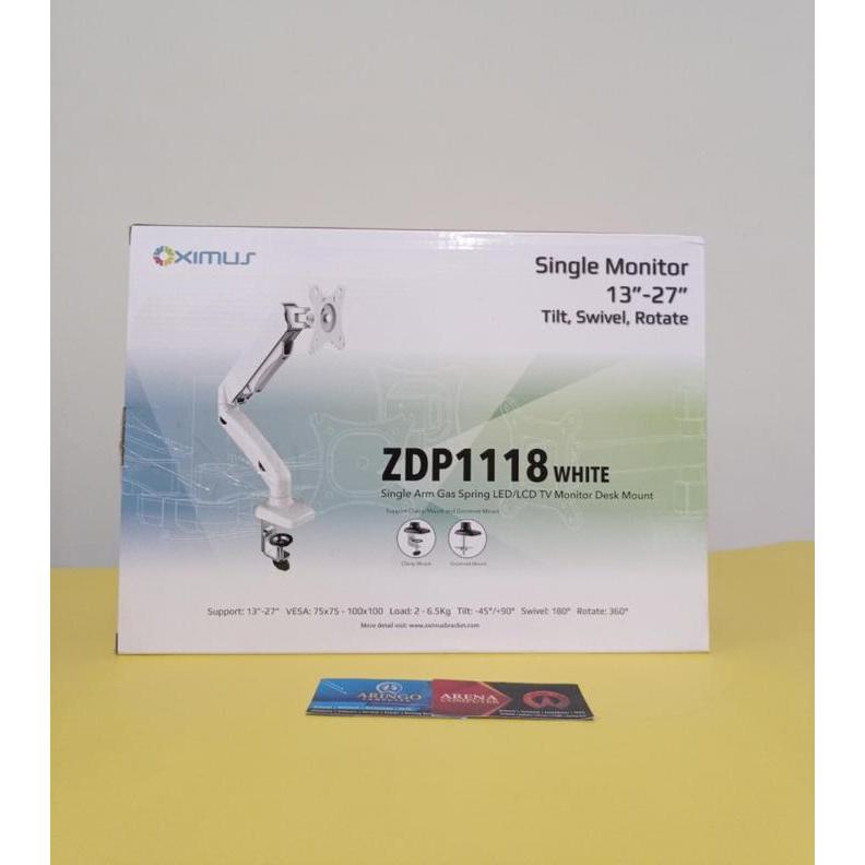 Office Equipment OXIMUS BRACKET HYDRA ZDP1118 Jepit Meja WHITE