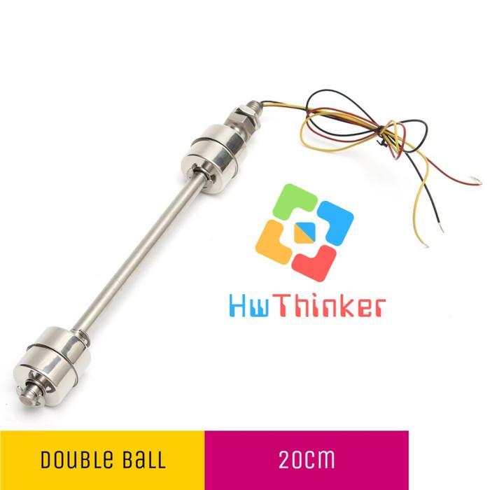 ` Double Float Switch Dual Sensor 200mm Stainless SUS304 Water Level Air