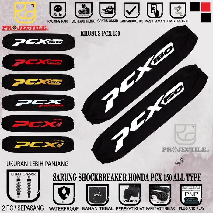 Sarung Shock Pcx Adv Cover Shockbreaker Sarung Sok Shok Belakang Motor Terjamin