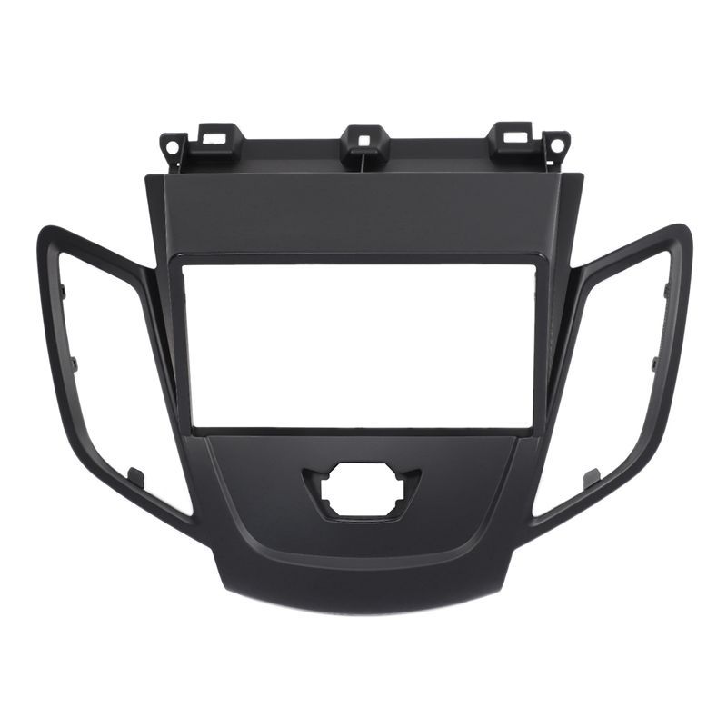 DOUBLE DIN RADIO FASCIA FOR FORD FIESTA 2008-2017 PANEL DASH MOUNT INSTALLATION TRIM KIT FACE BLACK