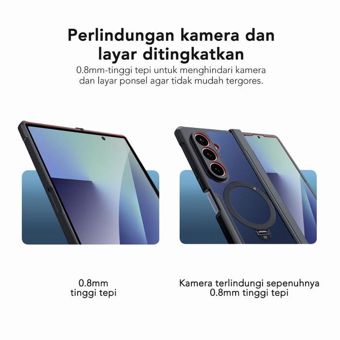 XUNDD Case Magnetic Holder untuk samsung Z Fold7 / Z Fold 7 7.8 inch Case Holder 360 Shockproof Slim