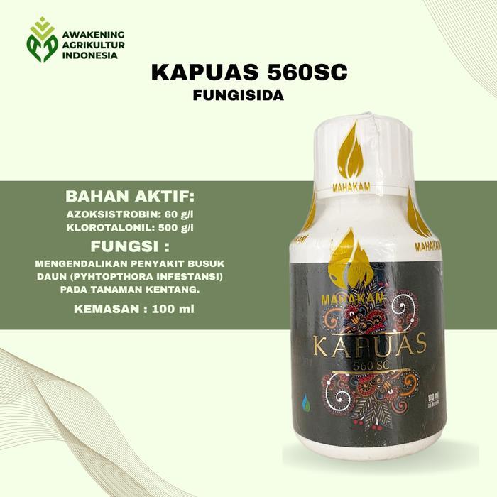 ` KAPUAS 560SC 100ML FUNGISIDA untuk mengendalikan penyakit hawar daun
