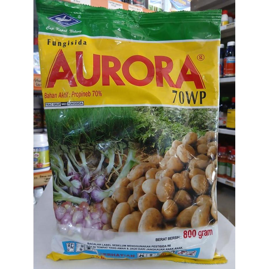 ` Aurora 70WP adalah fungisida kontak berbahan aktif propineb