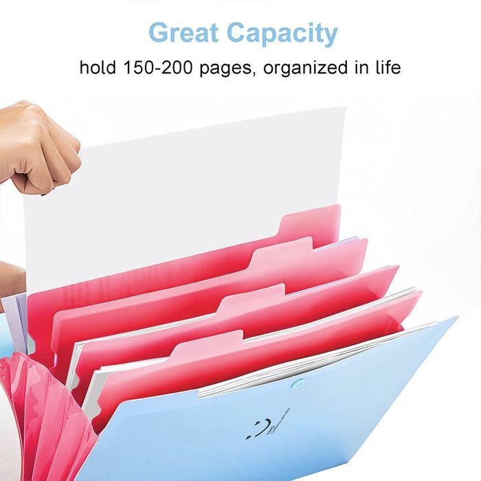 MAP PLASTIK DOKUMEN A4 HARMONIKA ANTI AIR MULTI LAYER FOLDER TAS FILE / MAP FOLDER A4/MAP KEEPER