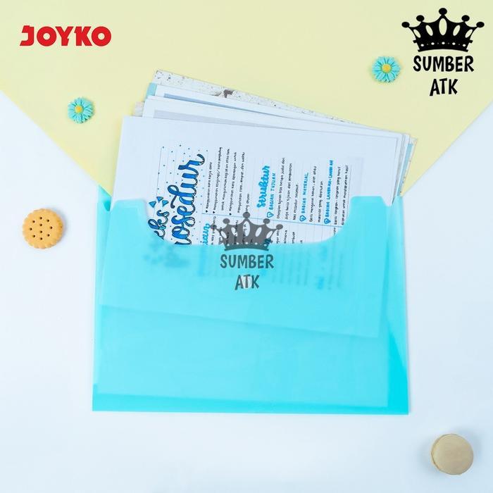 MAP KANCING PLASTIK DATA BAG TAS JOYKO DBG-110 A5 PASTEL COLOR