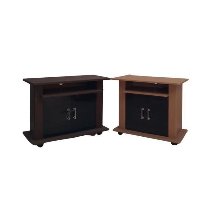 BUFFET KACA TV KECIL BERODA ( 2 VARIAN WARNA ) ( MEJA KOTAK )