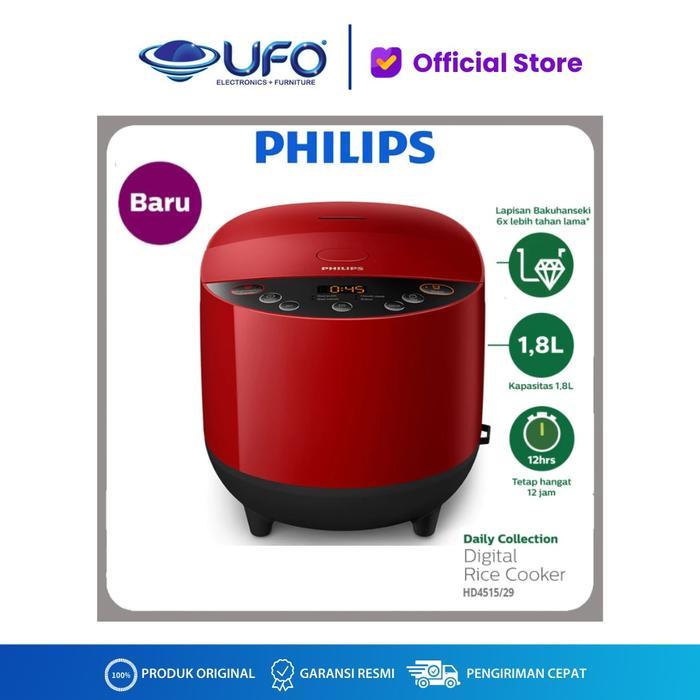 Philips Rice Cooker Hd4515 Digital Penanak Nasi Hd 4515 1.8 L